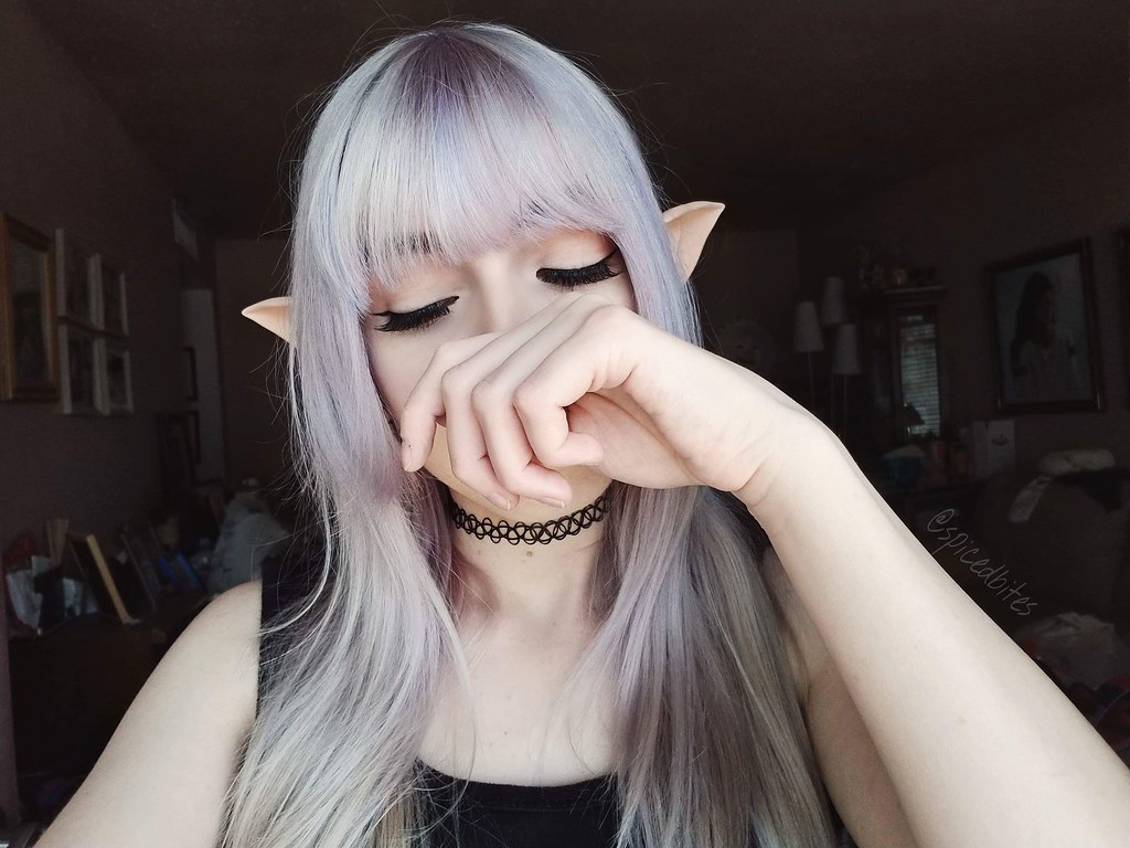 christa knapp add Purple Hair Emo photo