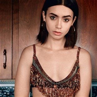 adrian booker add Lily Collins Tits photo