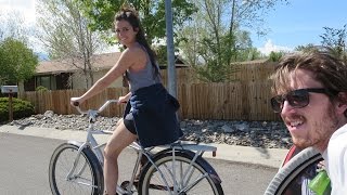 danielle croll add Riding Bike No Panties photo