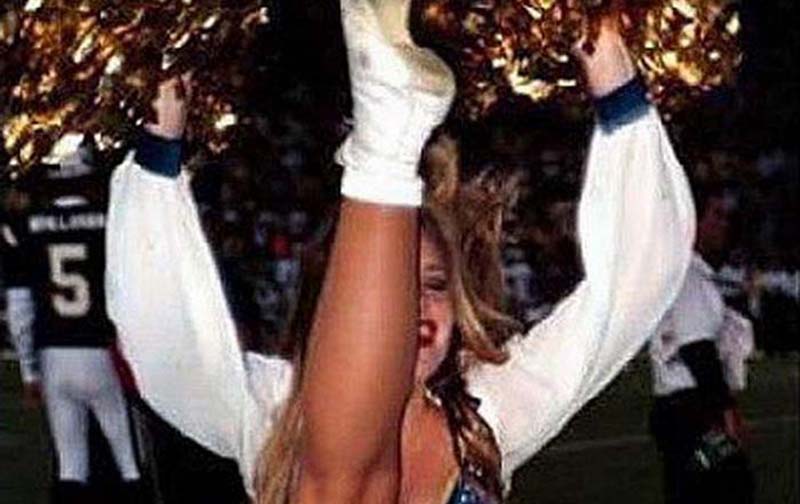 dolores murray add Cheerleader Pussyslip photo