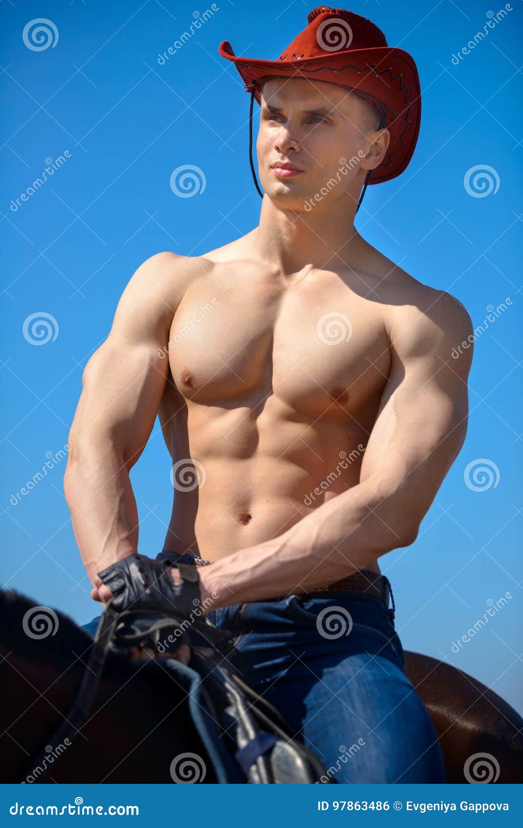 charlie corre add Muscular Cowboy photo