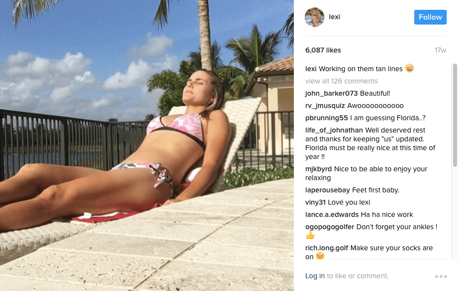 dottie allison add Lexi Thompson Sexy photo