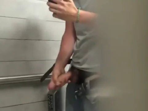 aaron kunde add Public Bathroom Jerk Off photo