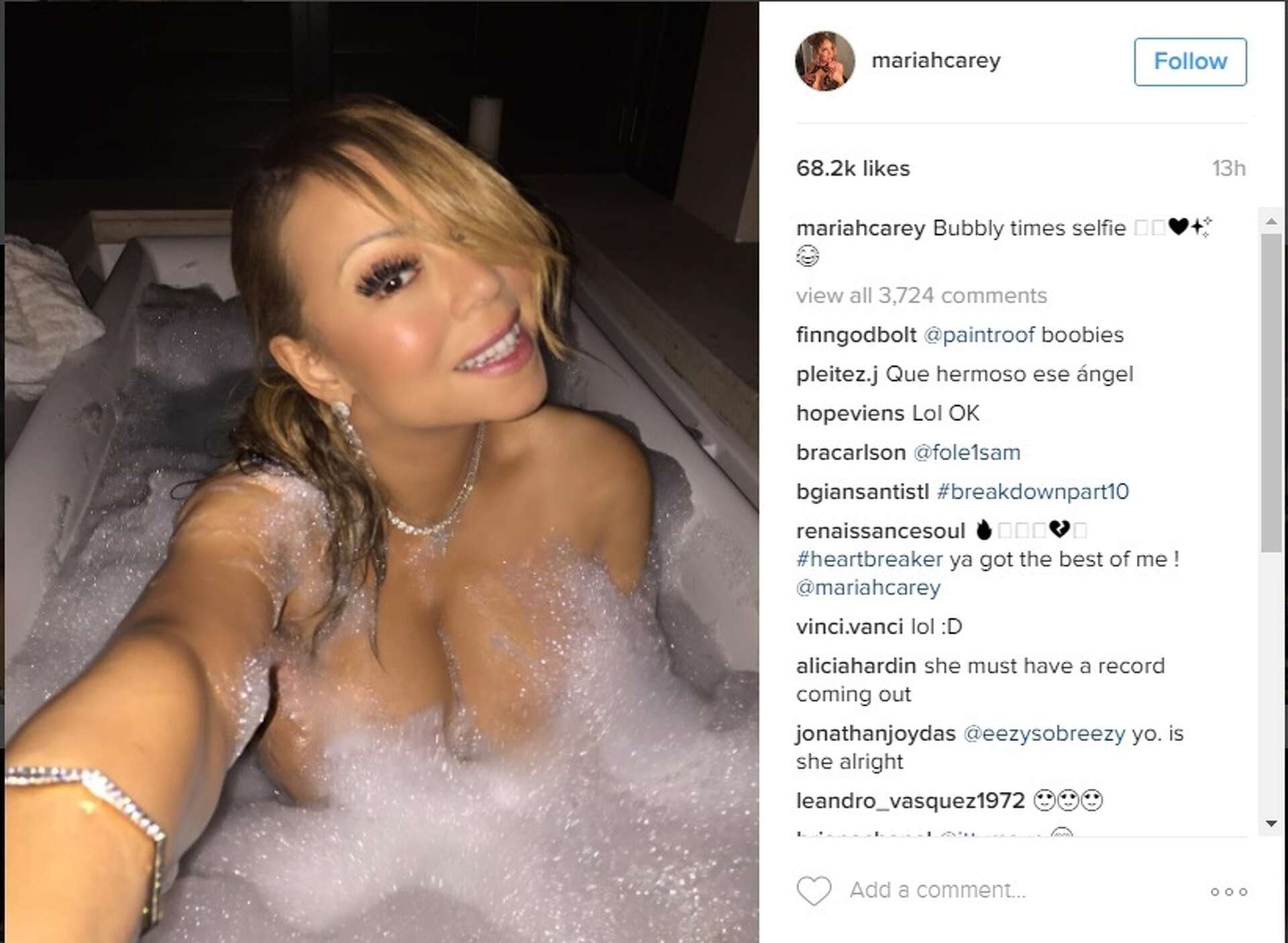 crystal rupp add Mariah Carey Nude Pics photo