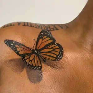 abdu alaziz add Butterfly Tattoo On Vagina photo