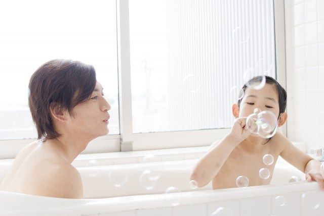 daniel bulnes add Japanese Mom And Son Shower photo