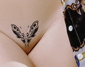 chirag kakadiya add Butterfly Tattoo On Vagina photo