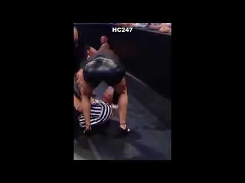 aaron hoff add Stephanie Mcmahon Butt photo