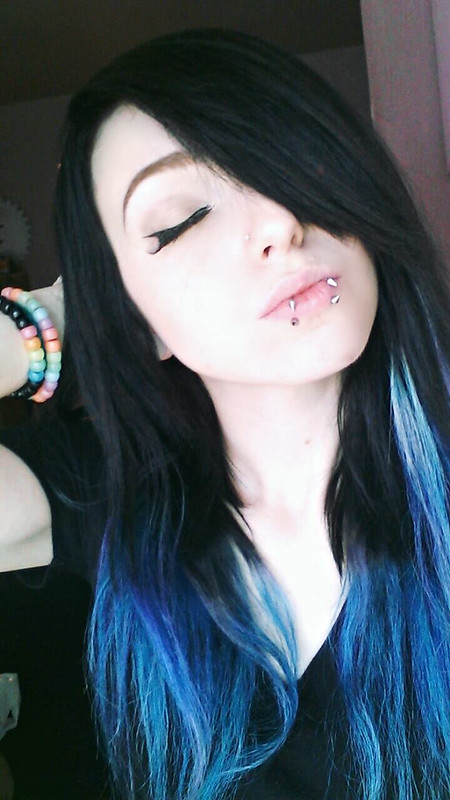 chane hayes add Purple Hair Emo photo