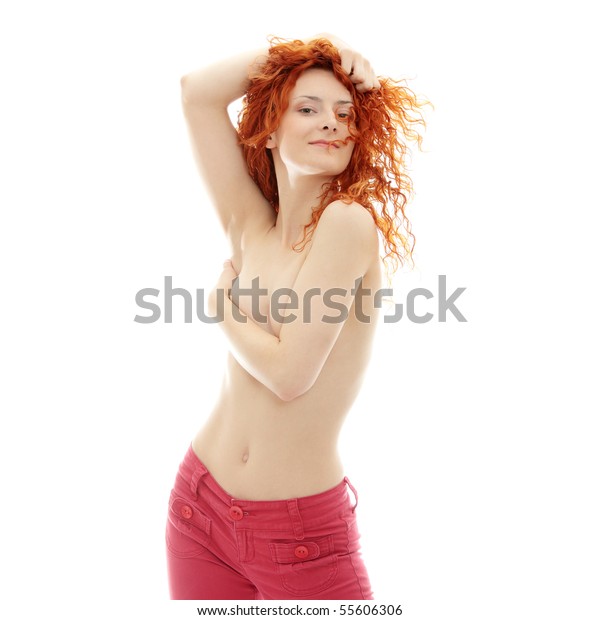 Topless Redhead 7562