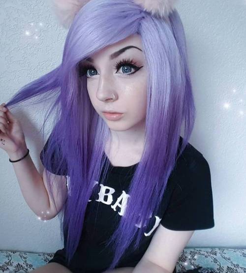 casey appleyard add Purple Hair Emo photo