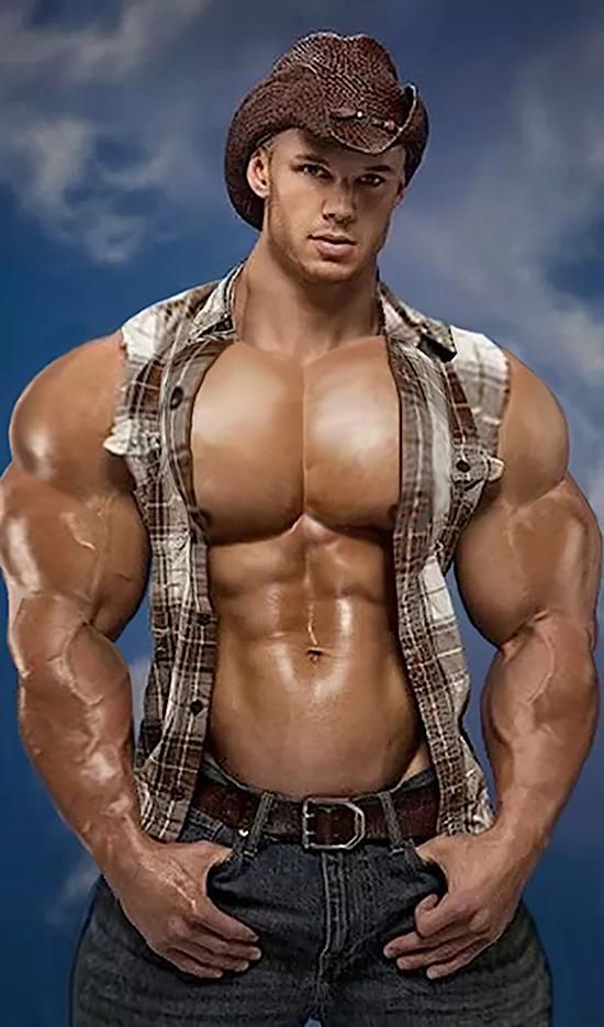 banu sha add Muscular Cowboy photo