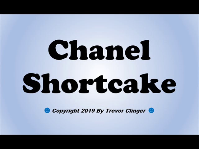 chuck lindeen add Chanel Shortcake photo