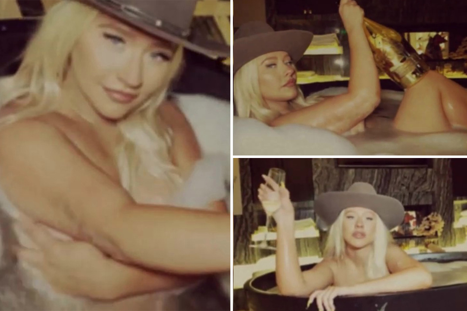 aaron cain add Christina Aguilera Nude Video photo