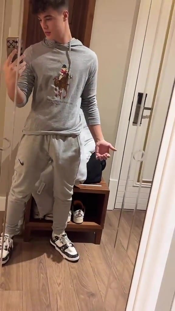 cavin myers add Grey Sweatpants Porn photo