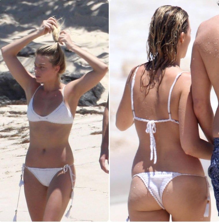 colette peter add Margot Robbie Thong photo