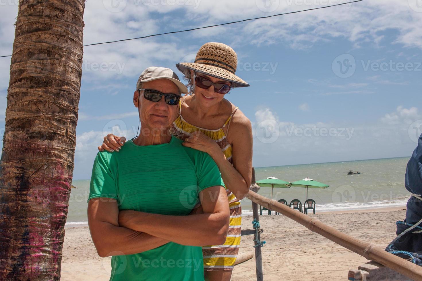 dan roots add Mature Couple Beach photo