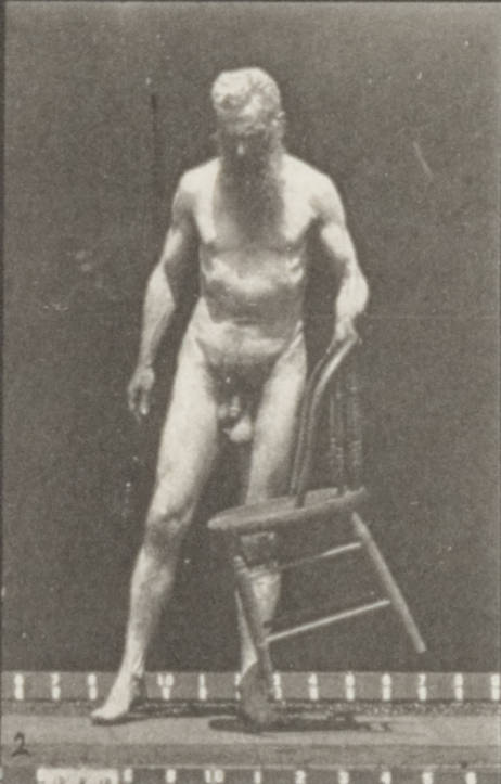 Naked Guy Sitting Down 15156