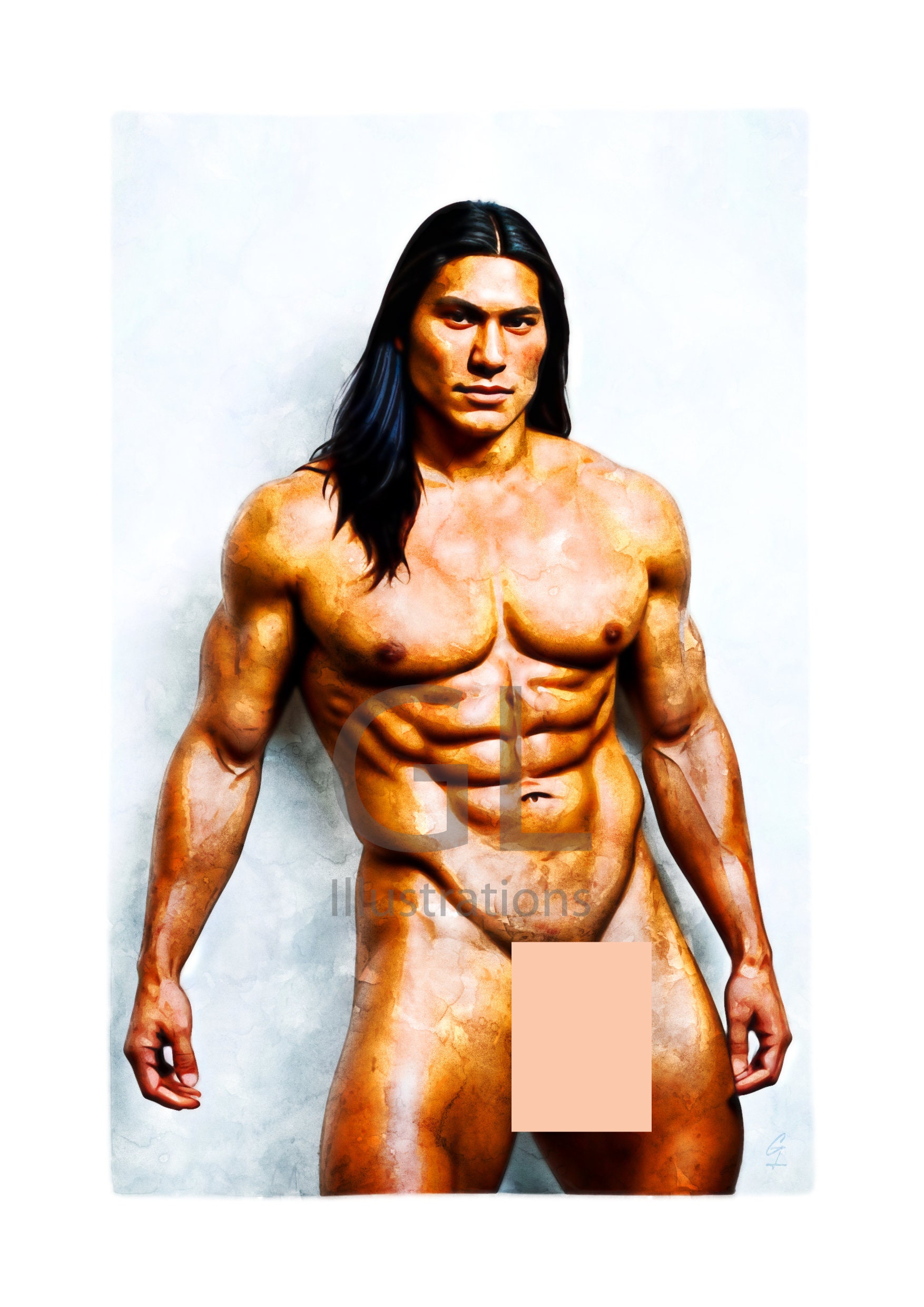 adam solorio add Naked Native Americans photo