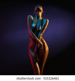 Nude Female Bodypaint 8604