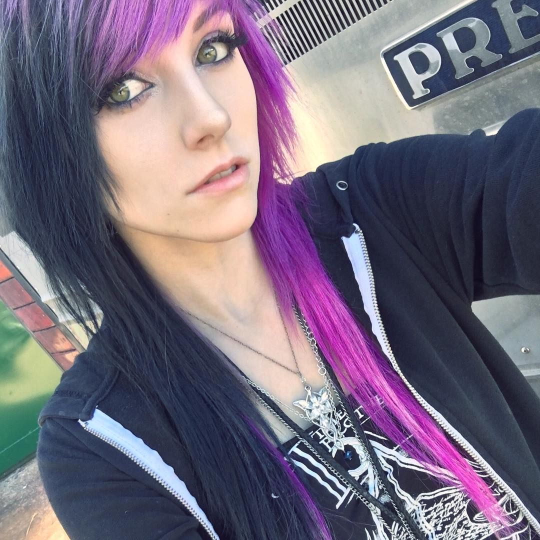dana weatherford add Purple Hair Emo photo