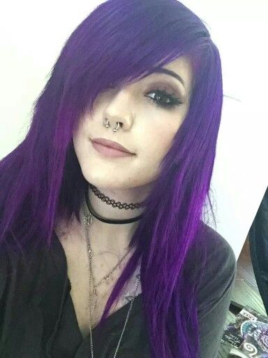 Purple Hair Emo 23016